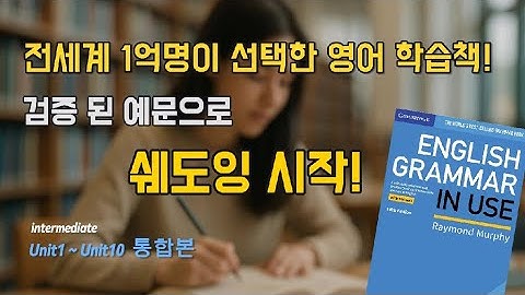 Grammar in Use Unit 1~10 통합본 (intermediate)
