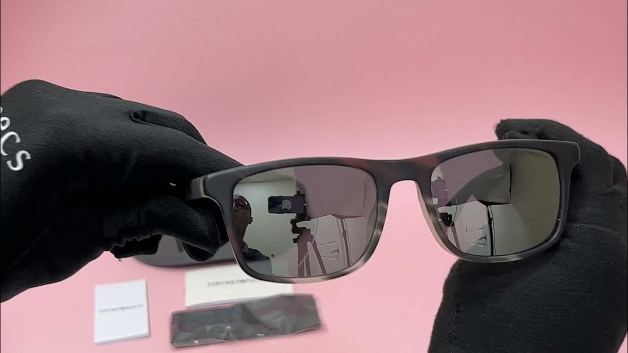 Emporio Armani Sunglasses ModelEA4137F Color5789/Z3 Striped Brown