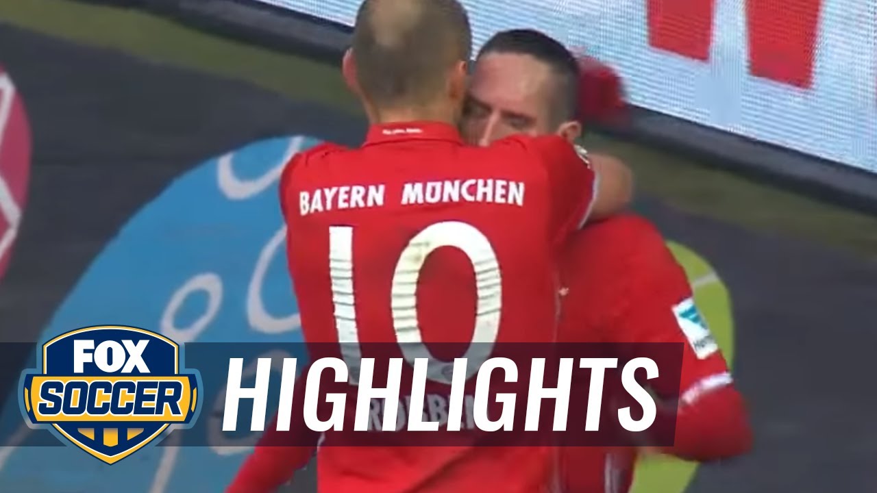 Download Robben puts Bayern in front with great upper 90 strike | 2016-17 Bundesliga Highlights