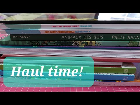 Colouring Book Haul And Quick Flips - 11 New Colouring Books!