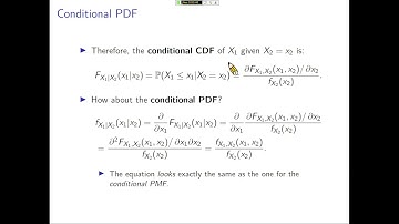 楊睿中【統計學 2021】Multivariate Random Variables -- 02. Conditional Distributions