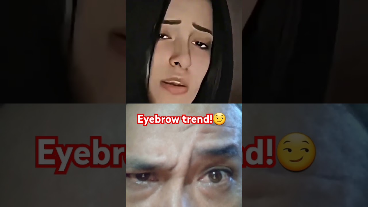 eyebrow trend 🤨 
