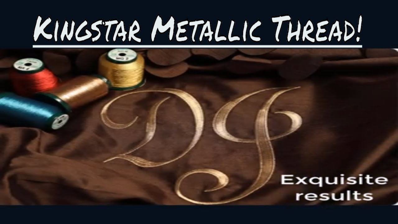 KingStar Metallic Thread MG-1 Gold 2 - 3000 Meter – The Embroidery Store