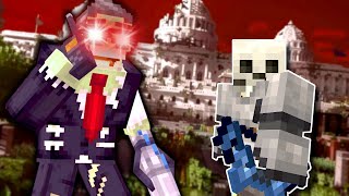 Defeating the Zombie Mayor Boss!  Minecraft ZOMBIES Multiplayer Gameplay