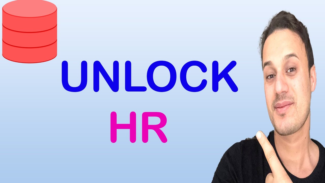 Unlock HR Schema in Oracle 19c (2025) | Step-by-Step SQL Tutorial for Beginners 🔓