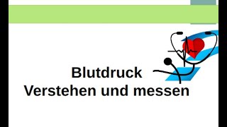 Blutdruck verstehen und messen