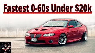 8 Quickest 0-60 American Cars Under $20k