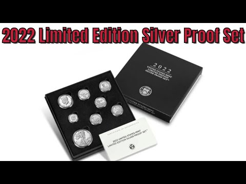 2022 Limited Edition Silver Proof Set San Francisco Mint! 22RC