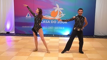 Brazilian Zouk Dance | Jiten and Riana Zouk performance at Casa do Zouk 2023