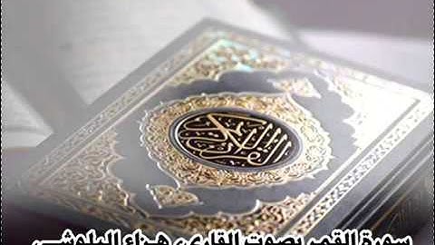 سورة القمر بصوت القارئ هزاع البلوشي    صوت هادئ ومريح للنفس