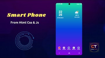 Make a Mobile from HTML CSS & JS | Smartphone 📱.