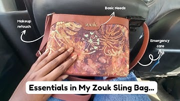 What I Carry in My Sling Bag...| Ft. Zouk