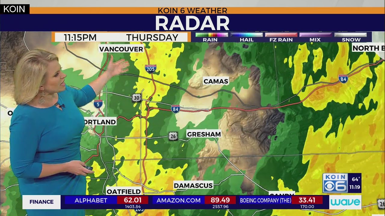 WEATHER FORECAST: Rain in the valley. - YouTube