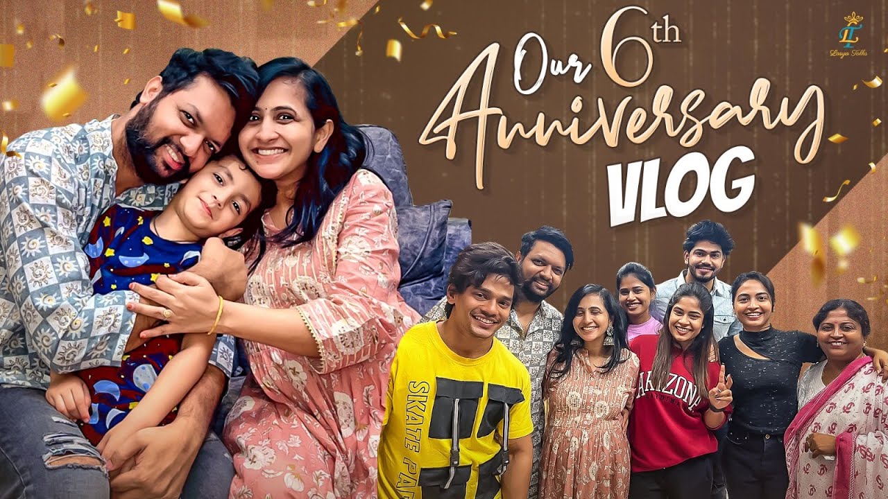 Our 6th Anniversary Vlog || Love Forever || Lasya Vlogs || @LasyaTalks