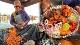 Unique Floating Mutton Barbeque in Dal Lake Kashmir, Srinagar | Foddielarka