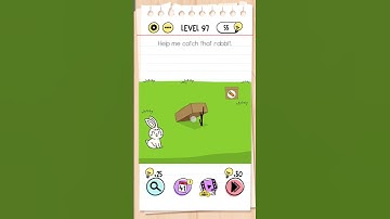 brain Test level 97 Help me catch that rabbit. #games #braintestsolution #braintest #level97