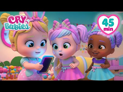 A babák megtalálják apu telefonját 📱Cry Babies Magyarul | Teljes epizódok | Mesék