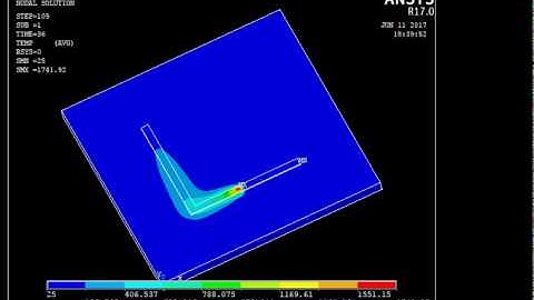 FEM Method to simulate welding using moving heat source