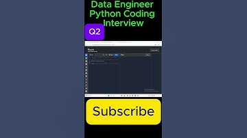 Python Interview Questions Answers Data Engineer Live Q2 Experience