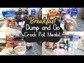 DUMP & GO CROCK POT MEALS | QUICK & EASY CROCK POT RECIPES