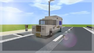 Minecraft: How to Build a Postal Truck Tutorial (Easy)