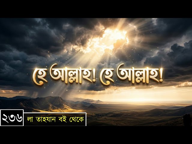 পর্বঃ-২৩৬ ┇ হে আল্লাহ! হে আল্লাহ! ┇ লা তাহযান ┇Islamic Audio Book ┇ Insight Audio Book ┇