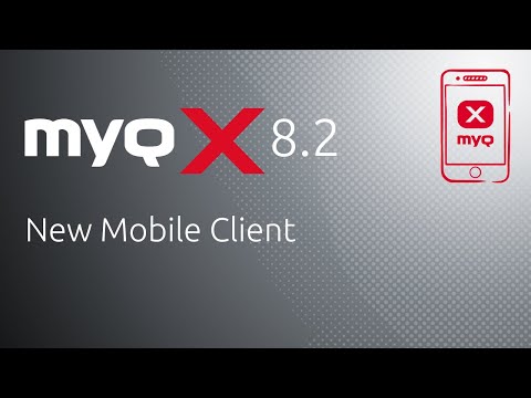New MyQ X Mobile Client