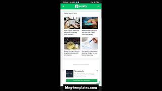 Seoify Blogger Template. | blog-templates.com