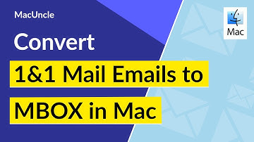 Convert 1&1 mail to MBOX File in Mac OS