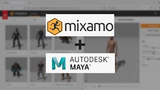 Combine your Mixamo animation clips in Maya | Mixing animations in Trax editor |  Mixamo to Maya