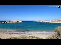 Karpathos - Limanaki Panagias beach in 4K - Kato Lefkos