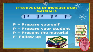 Using and Evaluating Instructional Materials