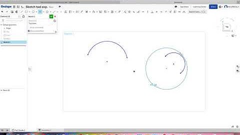 Lines and arcs part 2 (OnShape)
