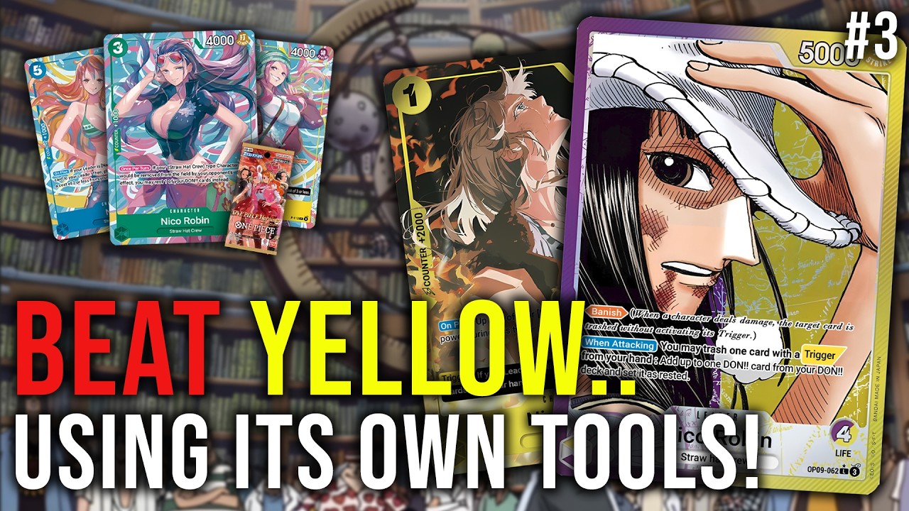 NICO ROBIN DECK PREVIEW! | EB03 HEROINES CUP SERIES #3