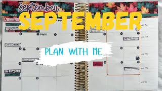 Plan With Me | September 2025 | Erin Condren | Planner Kate