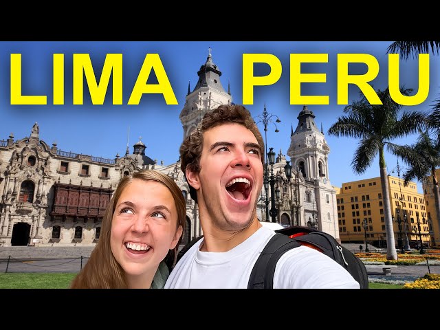 Travel vlog - First Time in PERU 🇵🇪 (not what we expected) - Lima Vlog