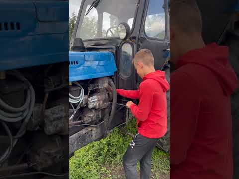 МТЗ-80 запуск пускача
