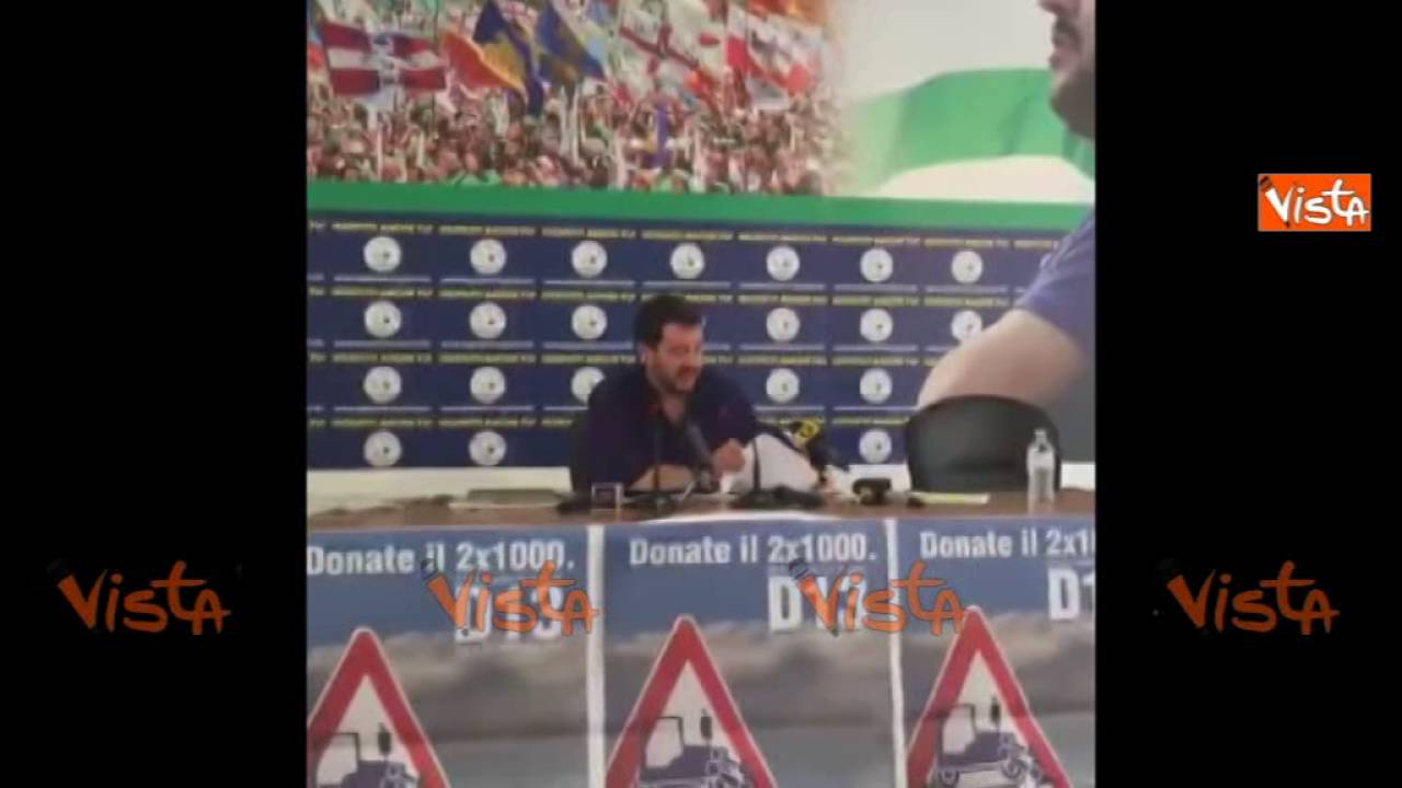 SALVINI DEDICA I VOTI DELLA LEGA A GIANLUCA BUONANNO