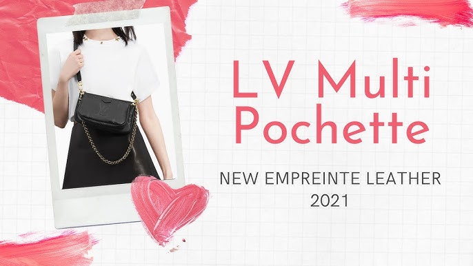Louis Vuitton Black Monogram Empreinte Multi Pochette Accessoires, myGemma, SG