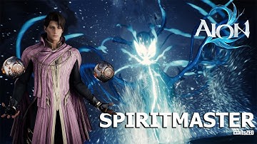 Aion 2 Spiritmaster Gameplay | Draupnir Lv45 Dungeon Run