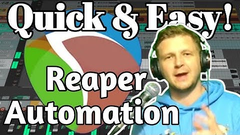 Reaper effects Automation and Envelopes - Super quick and easy tutorial!