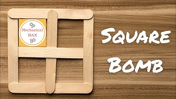 Stick Crafts - Stick Bomb - Square Bomb