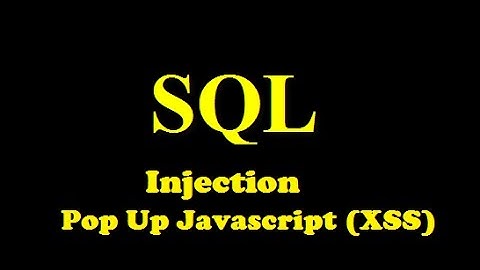 SQL Injection DIOS with POP UP Javascript (XSS) | Krypton