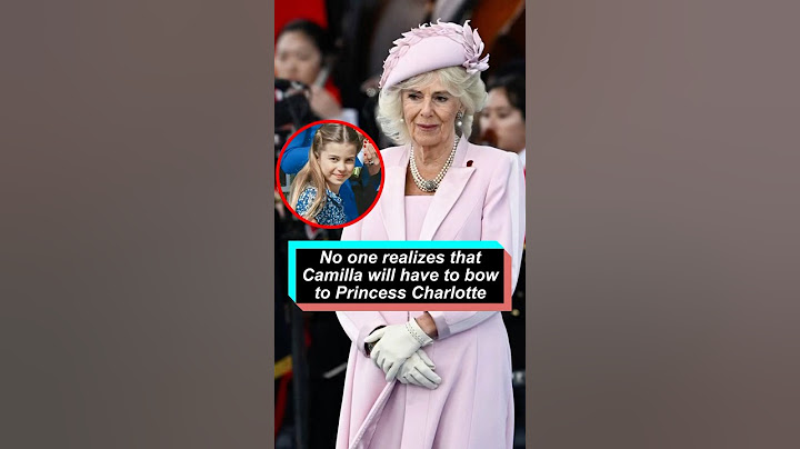 No one realizes that Camilla will have to bow to Princess Charlotte#royal #celebrity  #queencamilla