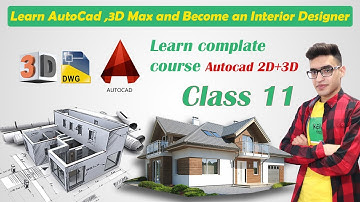 AutoCad 2D/3D Tutorials Class 11 Basic Drawing in Urdu/Hindi - complete course 2020