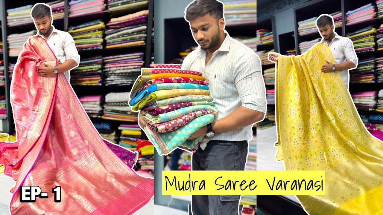 EP-1 MUDRA Banarasi Pure & Semi Silk Sarees, Crape, Mashroo, Khaddi, Choffon, Georgette, @MudraSaree