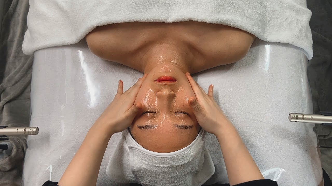 [피부관리 ASMR] 얼굴마사지, 어깨마사지, Facial massage,  Aesthetic skin care