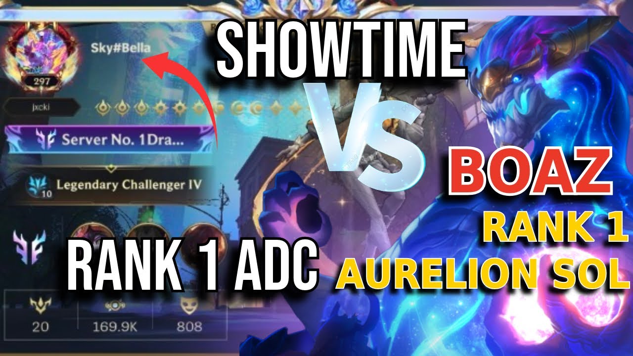 Rank 1 Aurelion Sol Wild Rift Faces The Best ADC