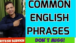 Common English Phrases Ritesh Budden