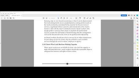 NASW Code of Ethics 2018